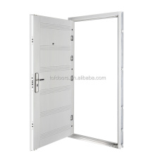 OEM European Style Door Design à prova de som de ferro branca portão frontal de segurança branca